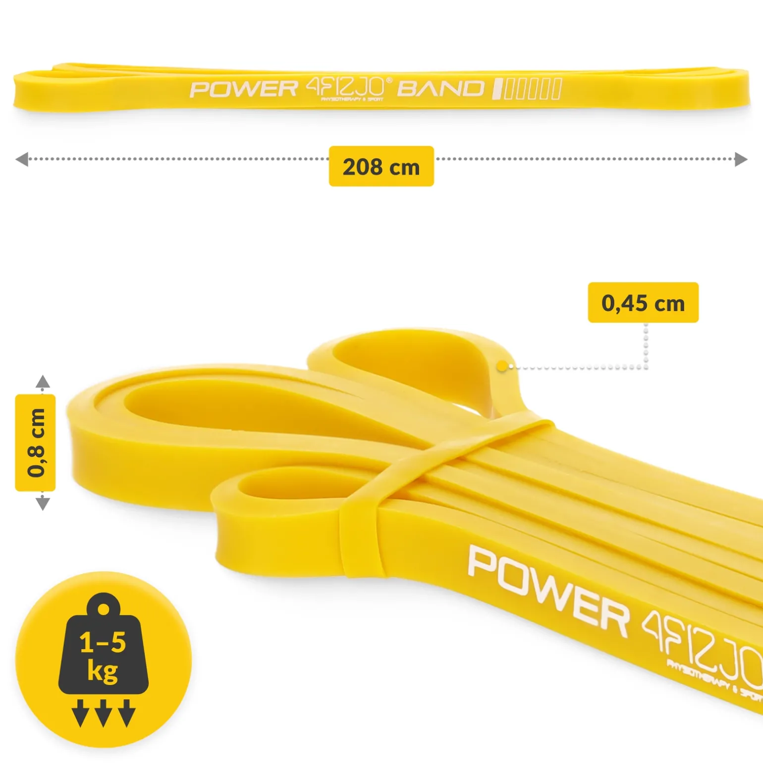 Guma oporowa do ćwiczeń POWER BAND 1-5 kg