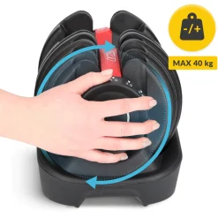 Hantel regulowany do ćwiczeń Premium 40 kg