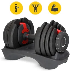 Hantel regulowany do ćwiczeń Premium 16 kg