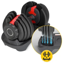 Hantel regulowany do ćwiczeń Premium 16 kg
