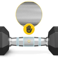 Hantel stalowy HEX 1 x 15 kg