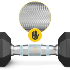 Hantel stalowy HEX 1 x 7,5 kg