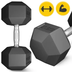 Hantel stalowy HEX 1 x 27,5 kg