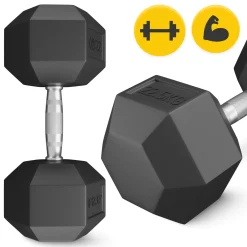 Hantel stalowy HEX 1 x 22,5 kg