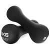 Hantelki żeliwne do ćwiczeń 8-shape 2 x 3 kg