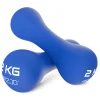 Hantelki żeliwne do ćwiczeń 8-shape 2 x 2 kg