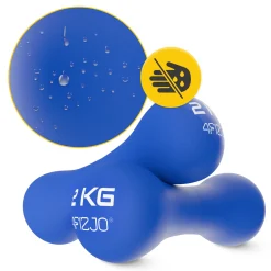 Hantelki żeliwne do ćwiczeń 8-shape 2 x 2 kg