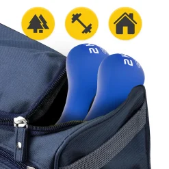 Hantelki żeliwne do ćwiczeń 8-shape 2 x 2 kg