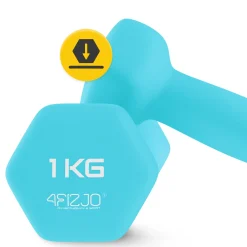 Hantelki żeliwne do ćwiczeń Classic 2 x 1 kg