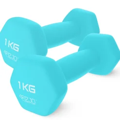 Hantelki żeliwne do ćwiczeń Classic 2 x 1 kg