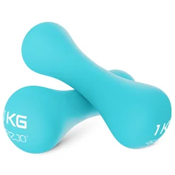 Hantelki żeliwne do ćwiczeń 8-shape 2 x 1 kg