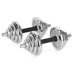 Hantle stalowe zestaw w walizce 20 kg