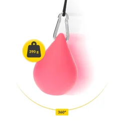 Hula Hop z obciążeniem i masażem różowe