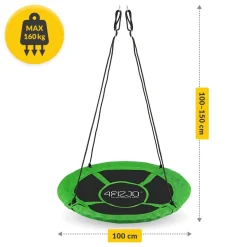 Huśtawka ogrodowa dla dzieci L Bocianie Gniazdo 100 cm
