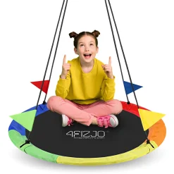 Huśtawka ogrodowa dla dzieci L Bocianie Gniazdo 100 cm