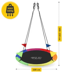 Huśtawka ogrodowa dla dzieci L Bocianie Gniazdo 100 cm