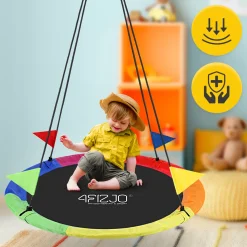 Huśtawka ogrodowa dla dzieci XL Bocianie Gniazdo 110 cm