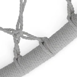 Huśtawka ogrodowa z poduszką BOHO szara