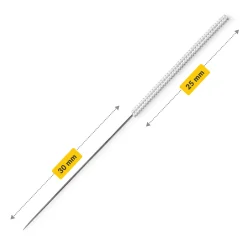 Igły do akupunktury z prowadnicą 100 szt. 0,3 x 30 mm