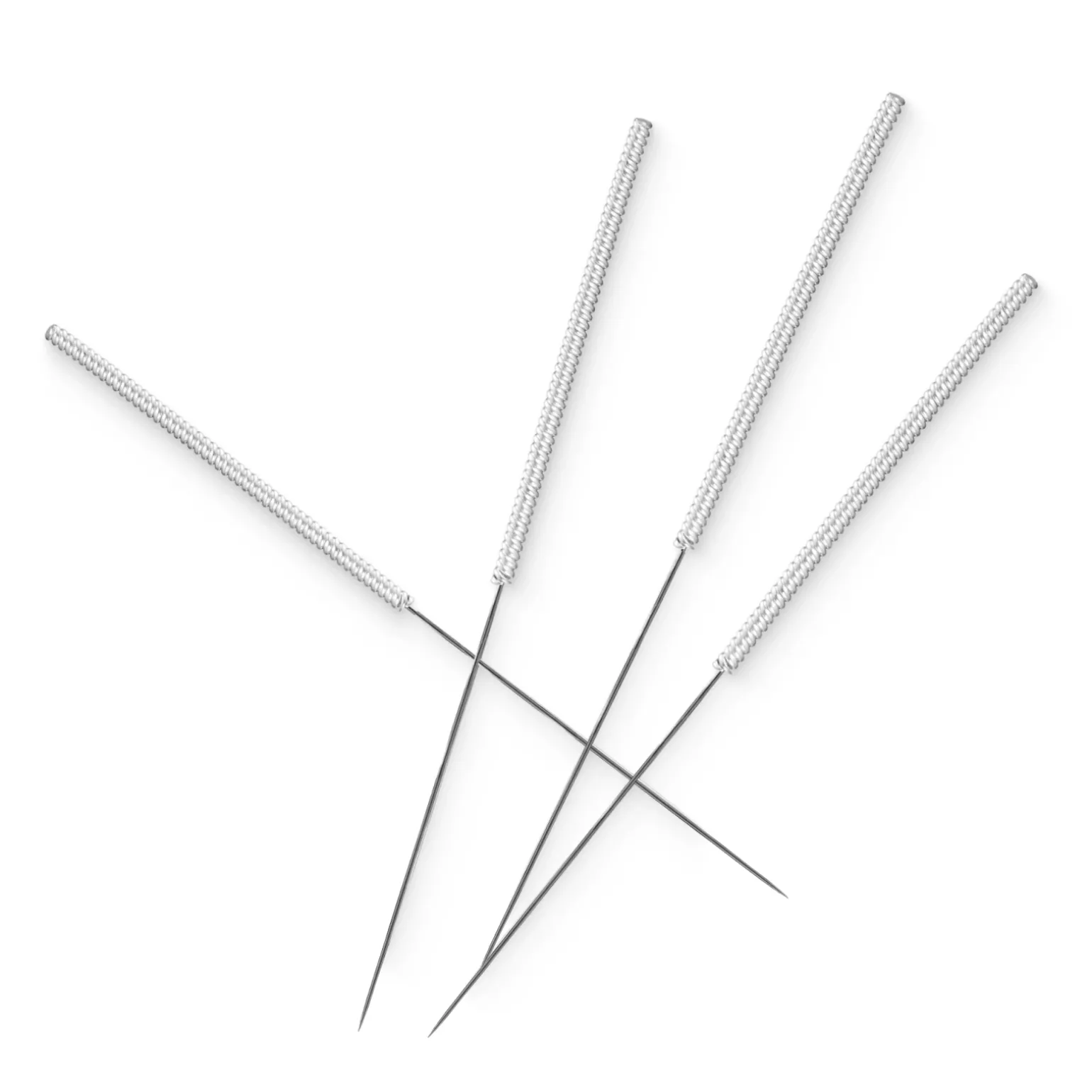 Igły do akupunktury z prowadnicą 100 szt. 0,25 x 25 mm