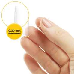 Igły do akupunktury z prowadnicą 100 szt. 0,3 x 40 mm