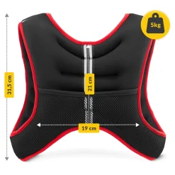 Kamizelka obciążeniowa do ćwiczeń 5 kg