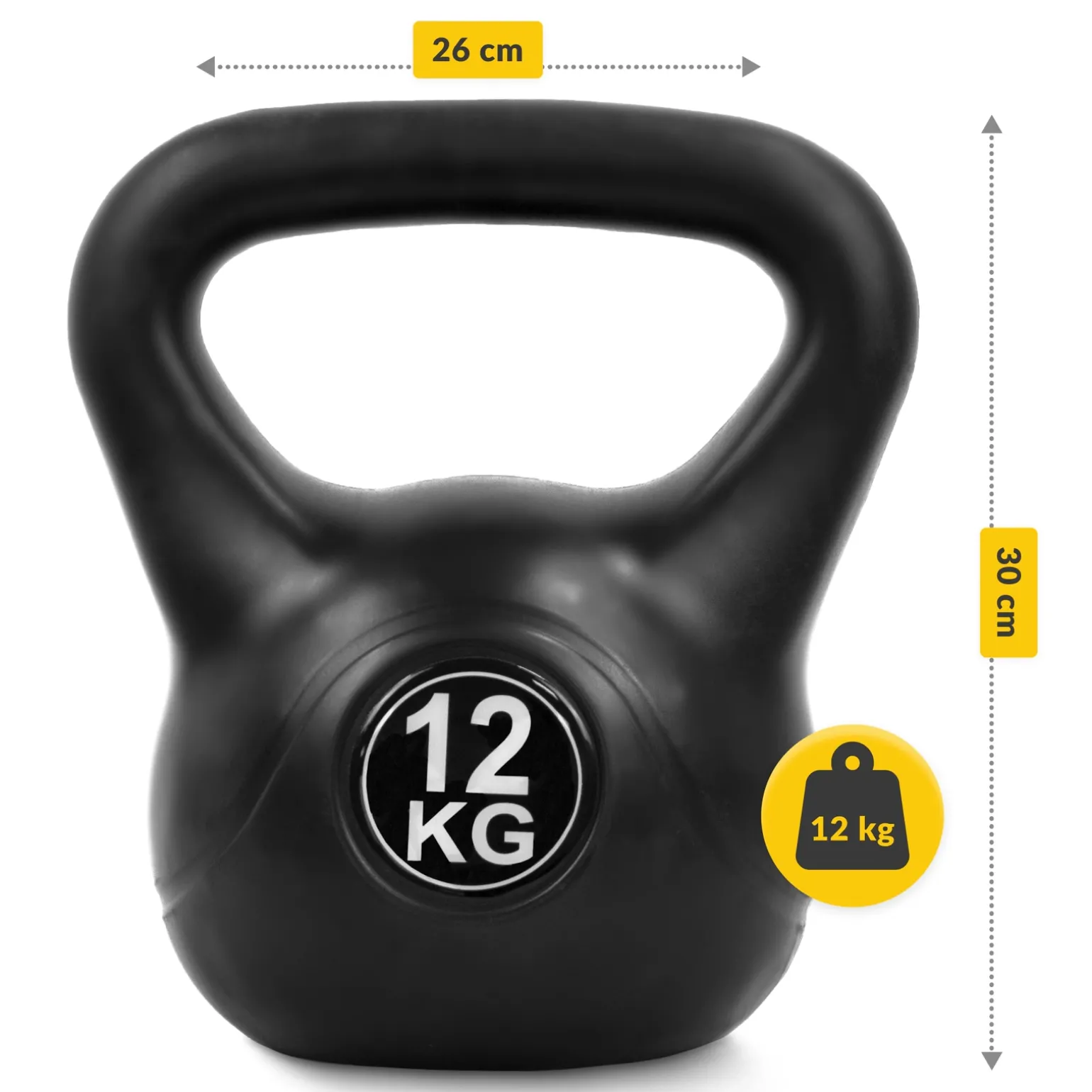Kettlebell odważnik do ćwiczeń 12 kg
