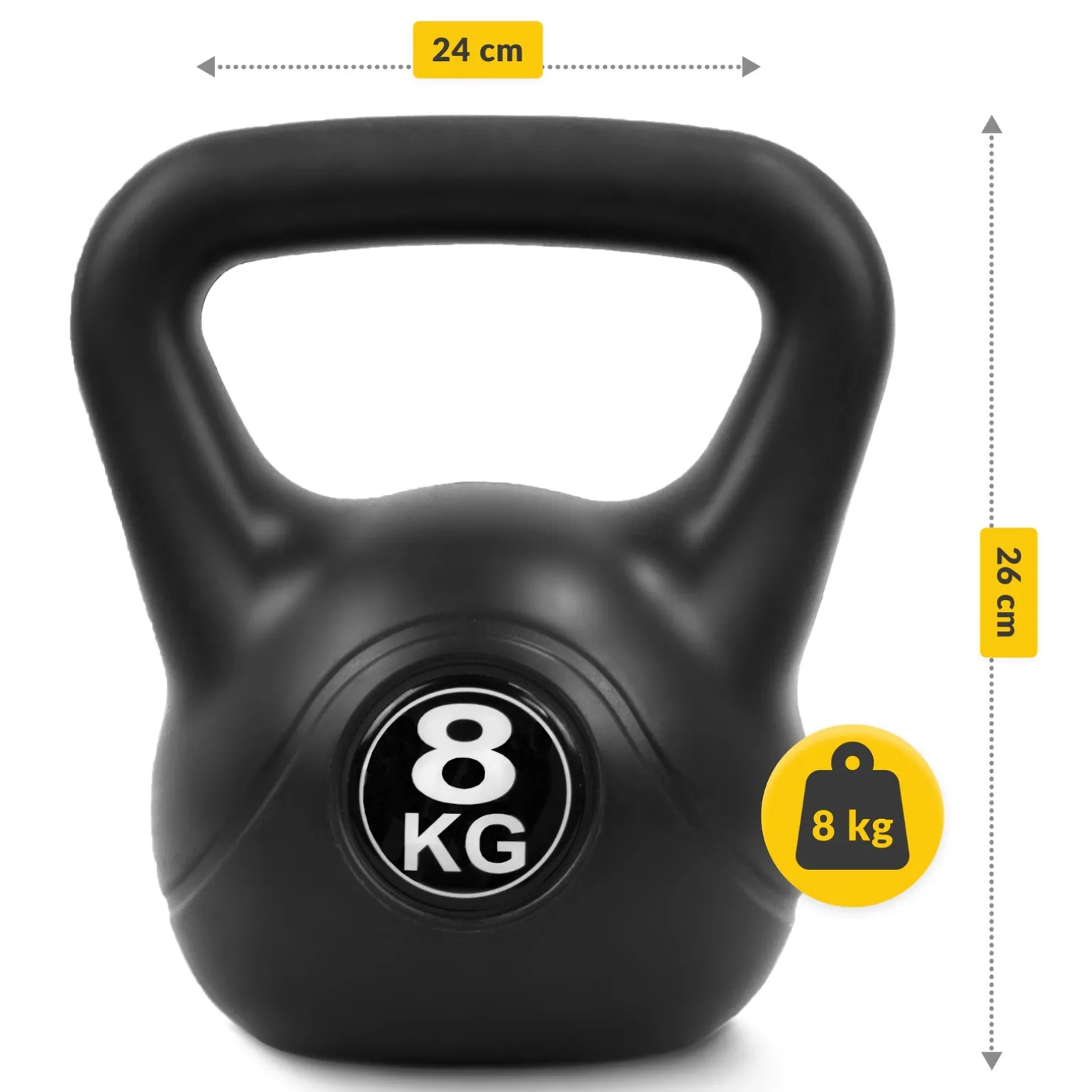 Kettlebell odważnik do ćwiczeń 8 kg