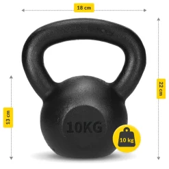 Kettlebell odważnik żeliwny 10 kg