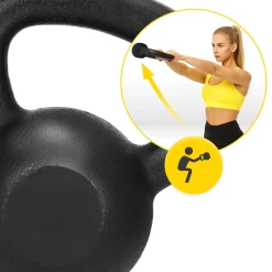 Kettlebell odważnik żeliwny 10 kg