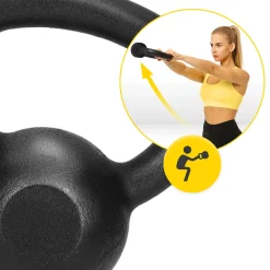 Kettlebell odważnik żeliwny 6 kg
