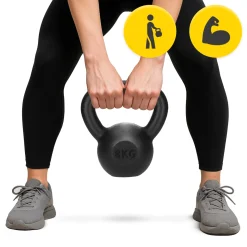 Kettlebell odważnik żeliwny 8 kg