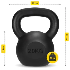 Kettlebell odważnik żeliwny 20 kg