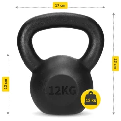 Kettlebell odważnik żeliwny 12 kg