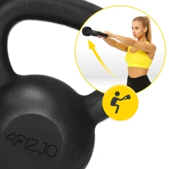 Kettlebell odważnik żeliwny 12 kg