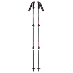 Kije trekkingowe do nordic walking PEAK+ różowe