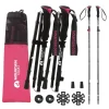 Kije trekkingowe do nordic walking PRO+ różowe