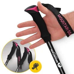 Kije trekkingowe do nordic walking PRO+ różowe
