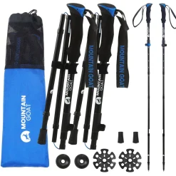 Kije trekkingowe do nordic walking PRO+ niebieskie