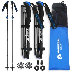 Kije trekkingowe do nordic walking PRO+ niebieskie
