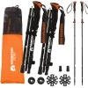 Kije trekkingowe do nordic walking PRO+ pomarańczowe