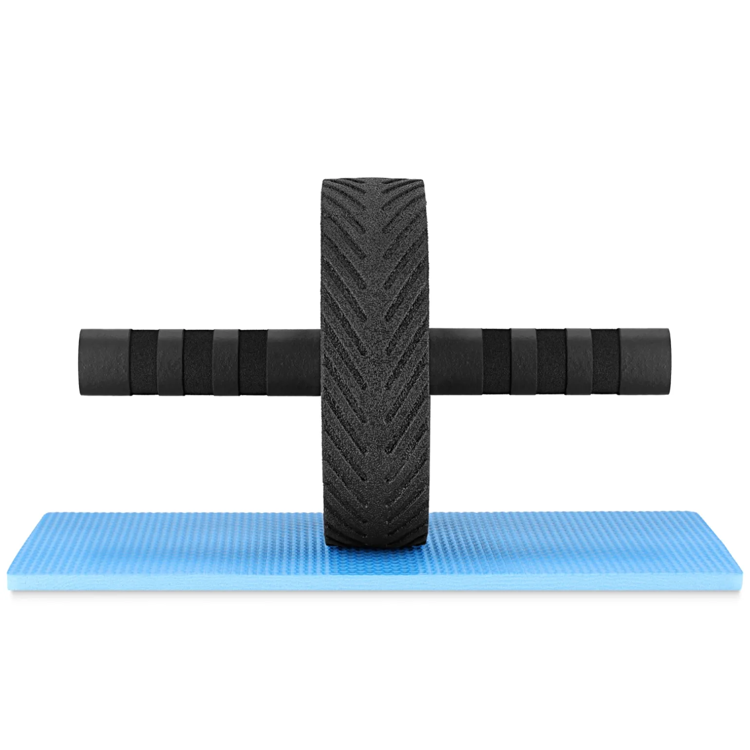 Kółko do ćwiczeń mięśni brzucha AB WHEEL PRO niebieskie