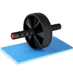 Kółko do ćwiczeń mięśni brzucha AB WHEEL PRO czerwone