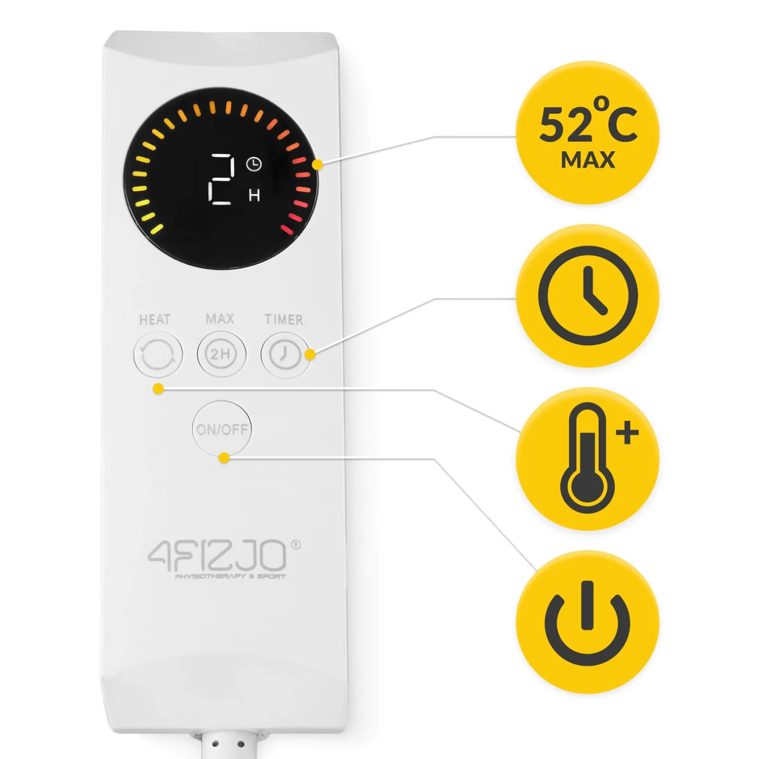 Koc elektryczny grzewczy 180 × 130 cm