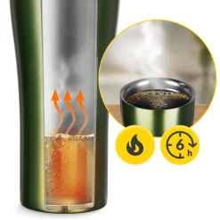 Kubek termiczny Mountain Goat TRAVEL 380 ml zielony