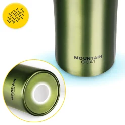 Kubek termiczny Mountain Goat TRAVEL 380 ml zielony