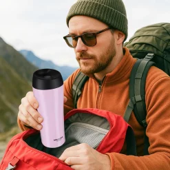 Kubek termiczny Mountain Goat TRAVEL 380 ml różowy