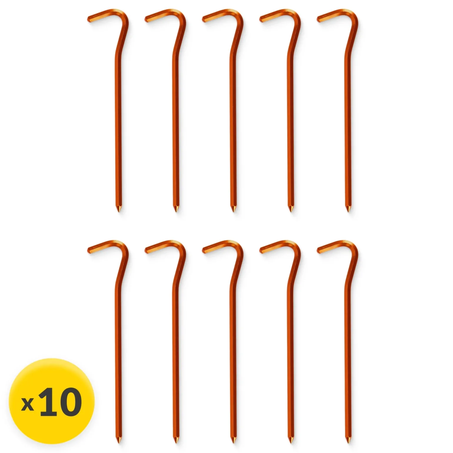 Śledzie aluminiowe do namiotu 10 szt.