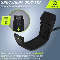 Linka bezpieczeństwa do deski SUP TSUNAMI niebieska