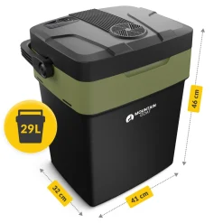 Lodówka turystyczna elektryczna Mountain Goat 29 litrów zielona